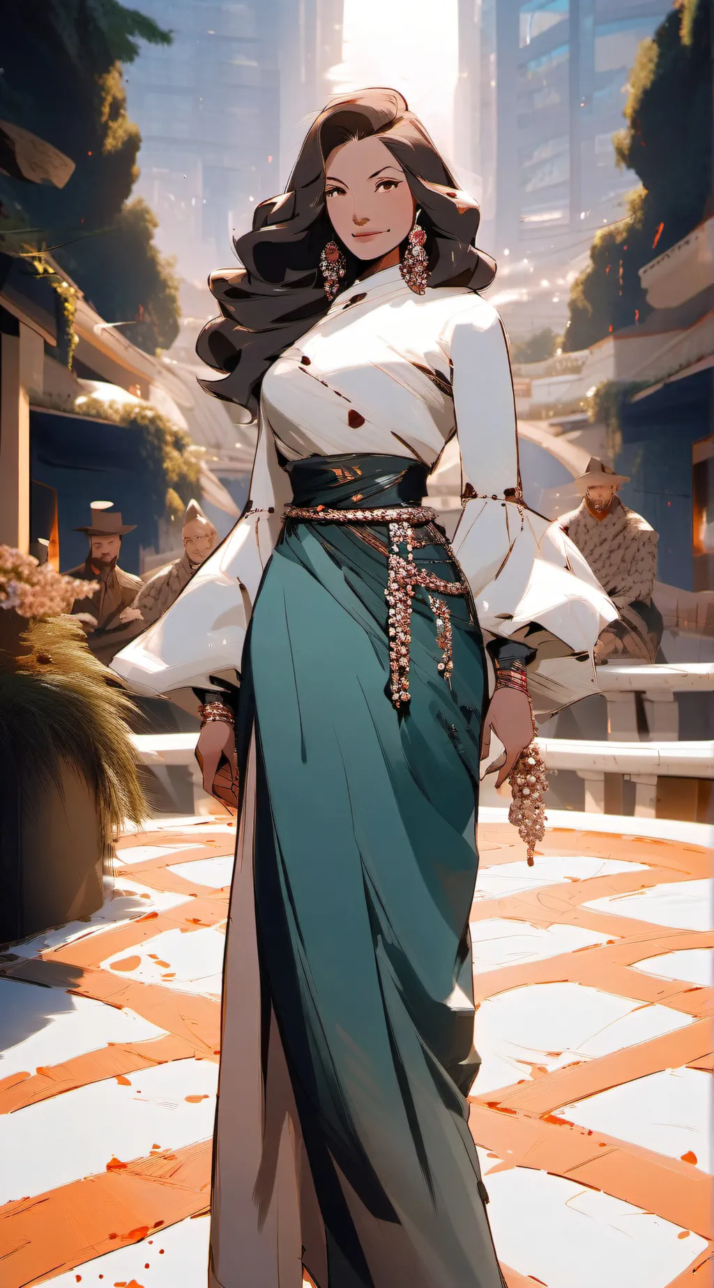 ai character: jusina background