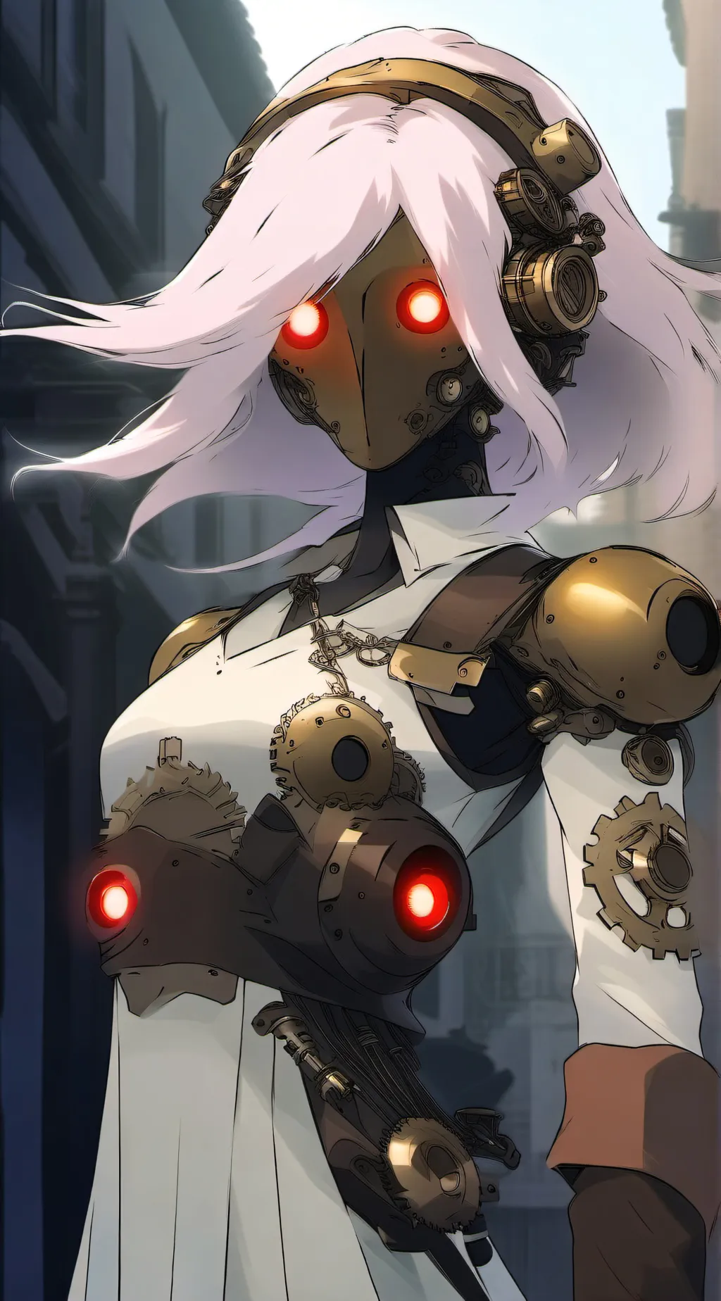 ai character: The Faceless Gen 1 background