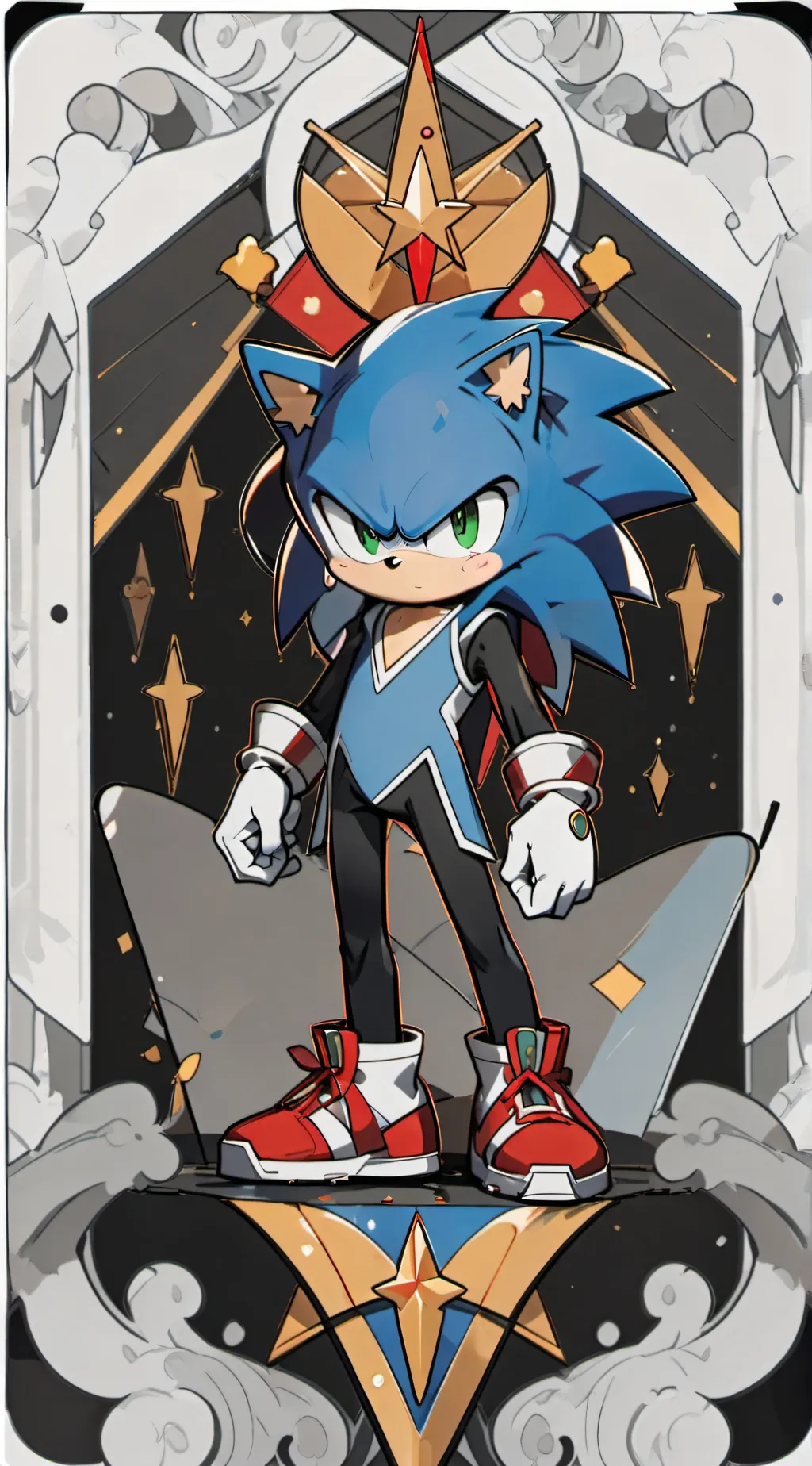 ai character: sonic background