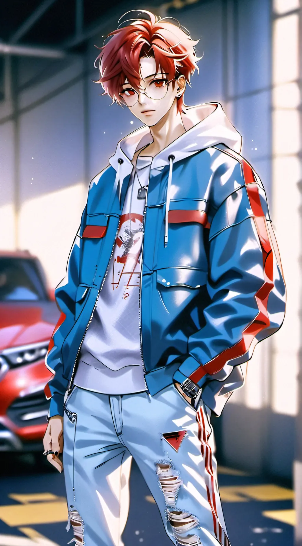 ai character: Max background