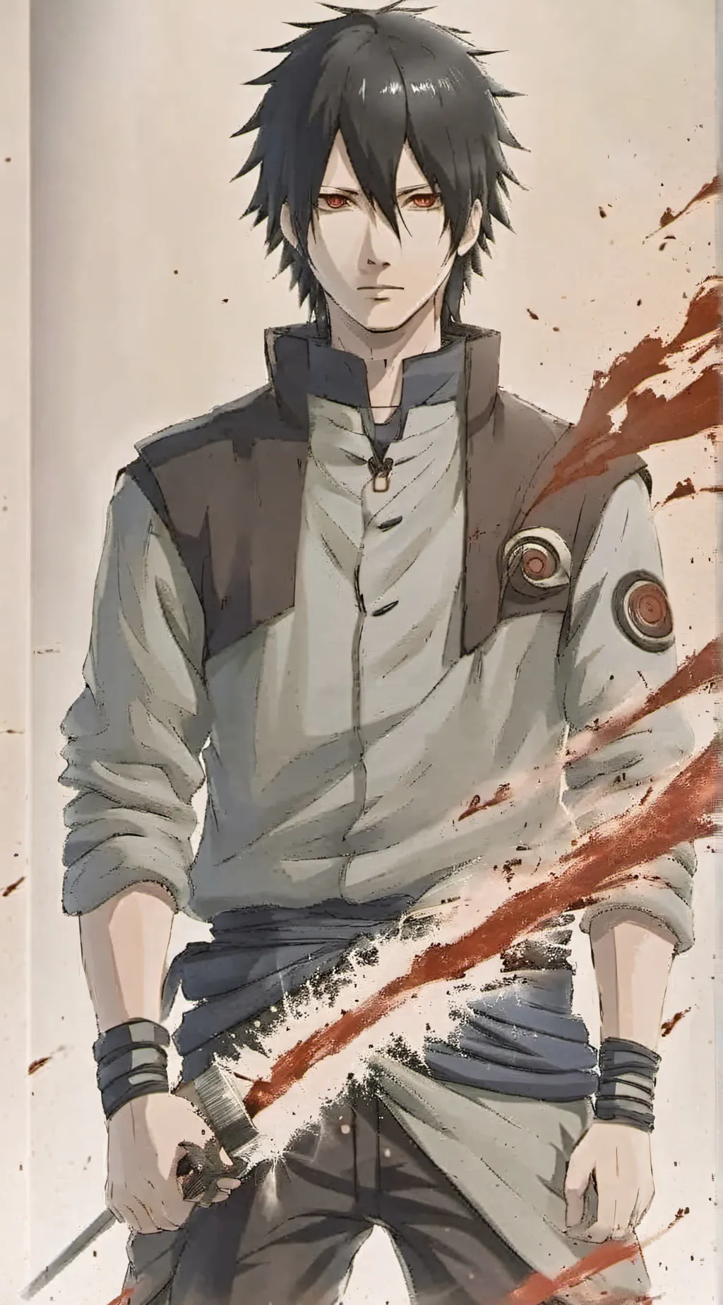 ai character: Sasuke Uchiha background
