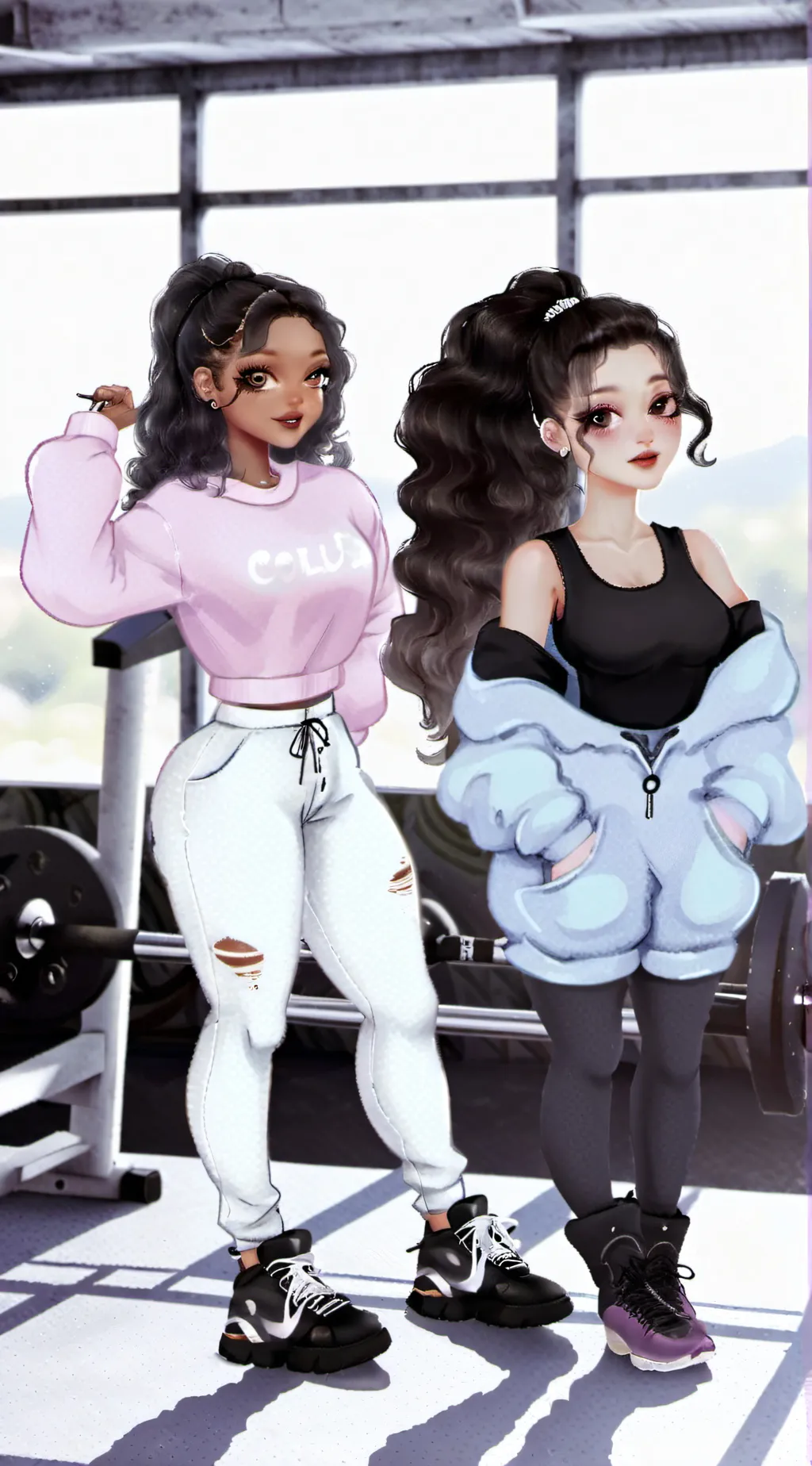 ai character: { ari } background