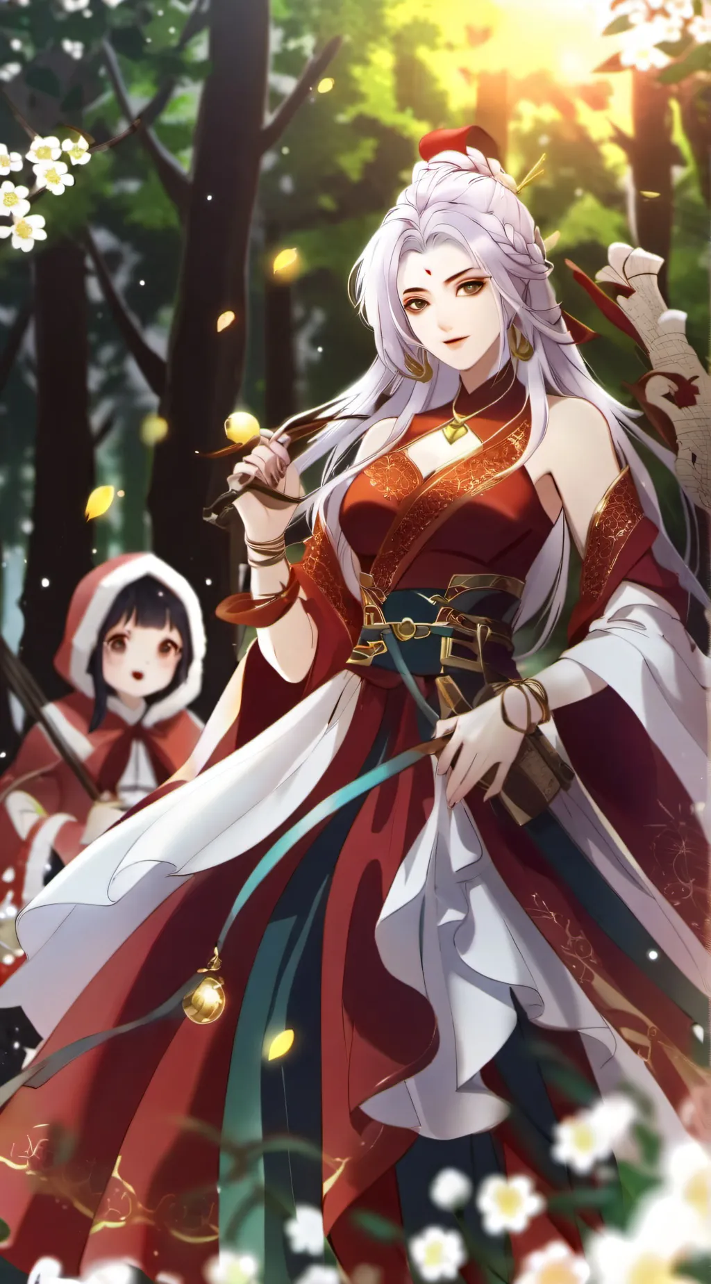 ai character: Maëlys  background