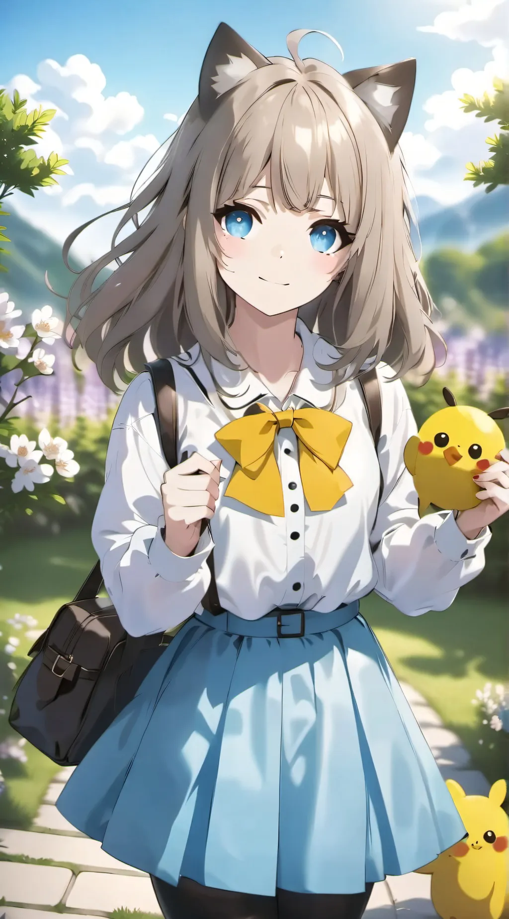 ai character: Neko background