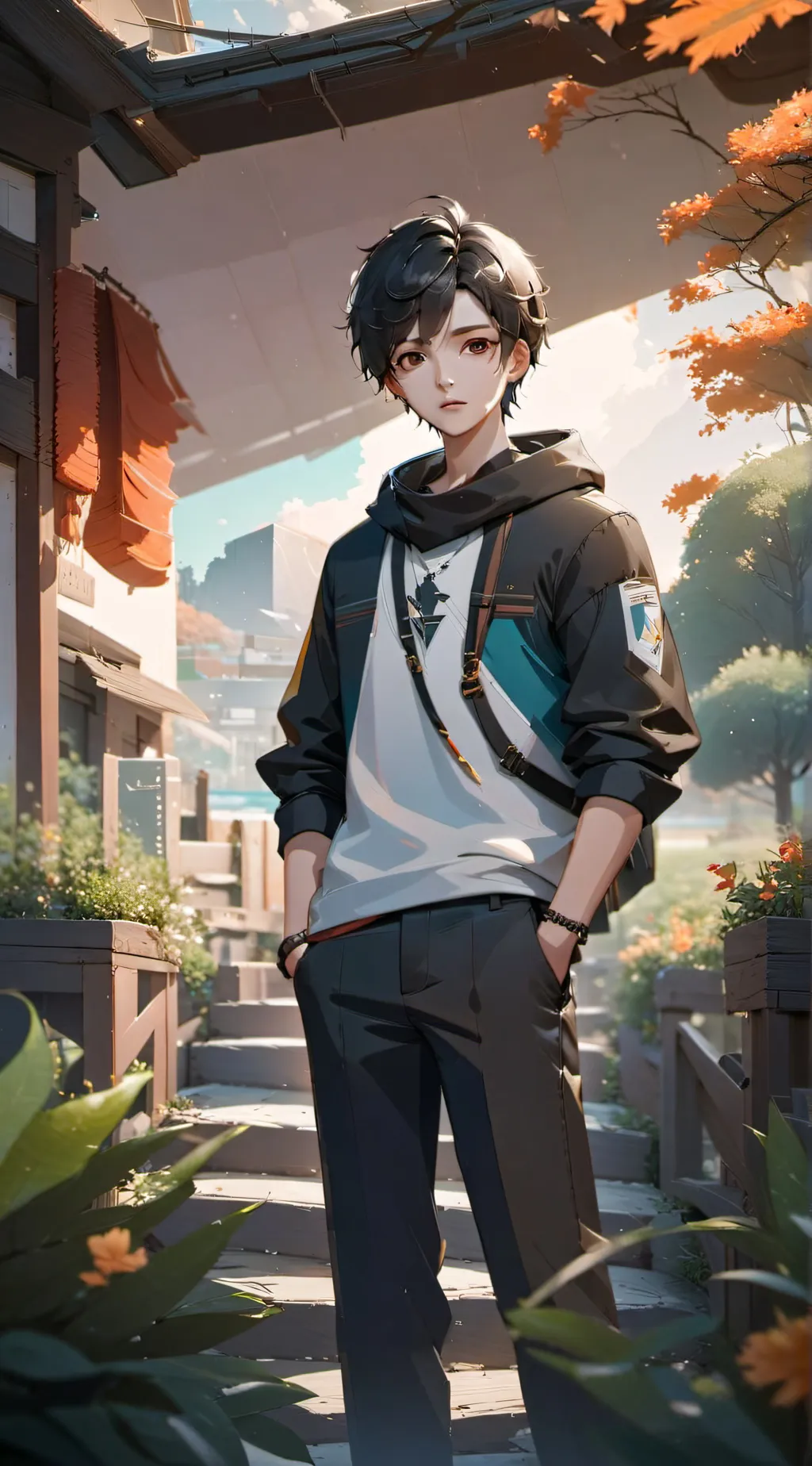 ai character: jonas  background