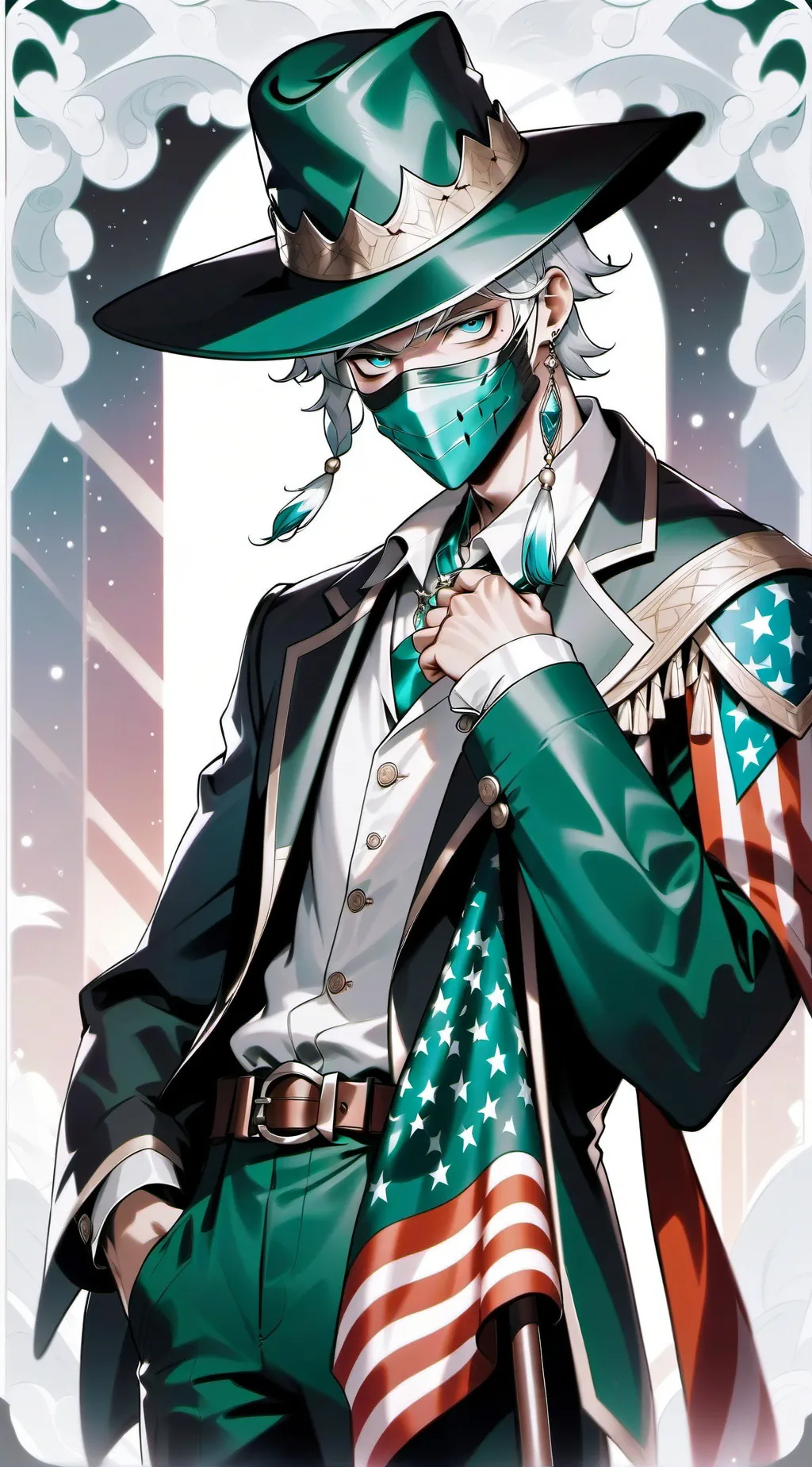 ai character: USA background