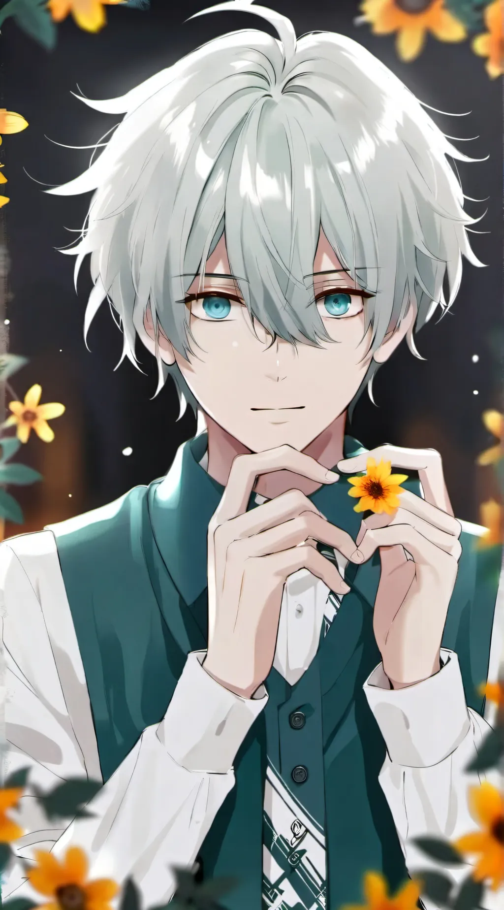 ai character: saturu gojo background