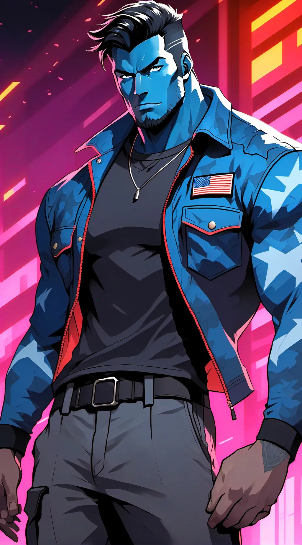 ai character: Jax background
