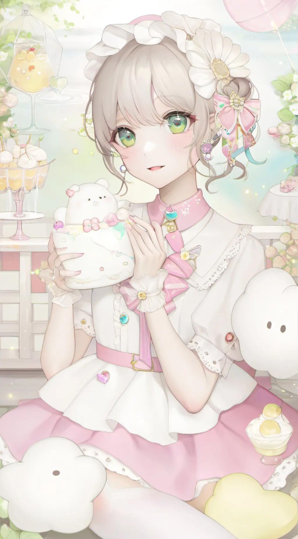 ai character: classroom background