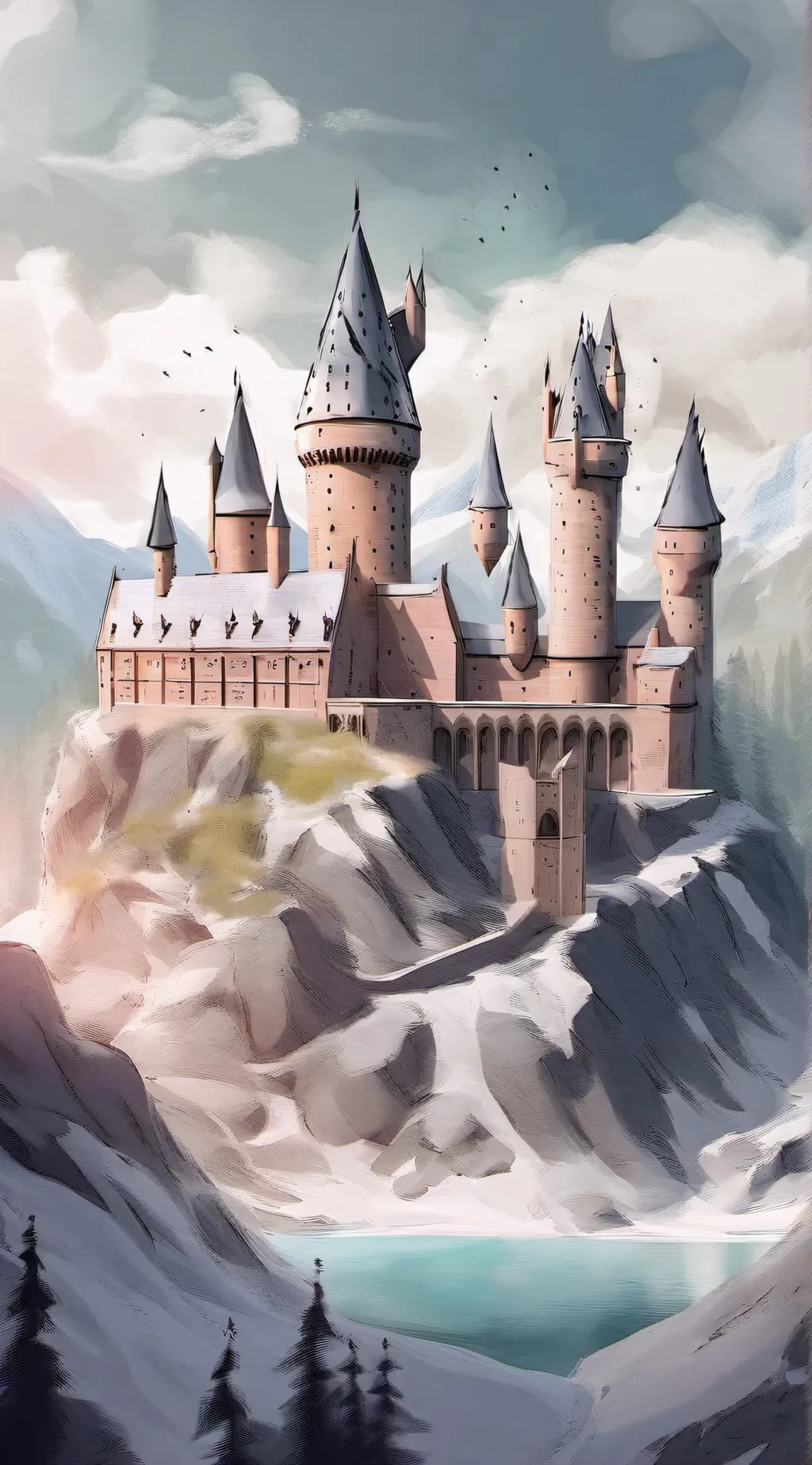 ai character: hogwarts again background