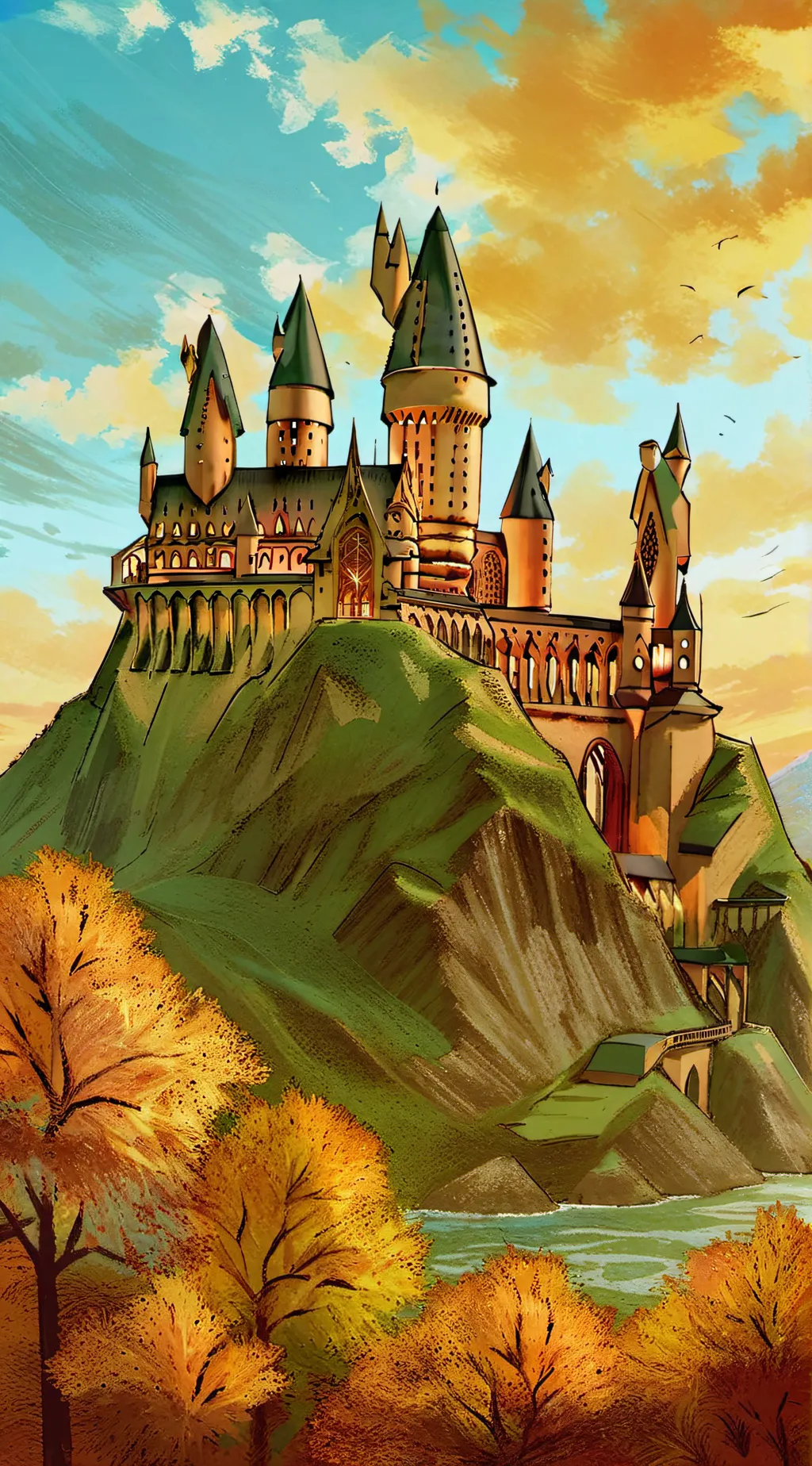 ai character: (Hogwarts) background
