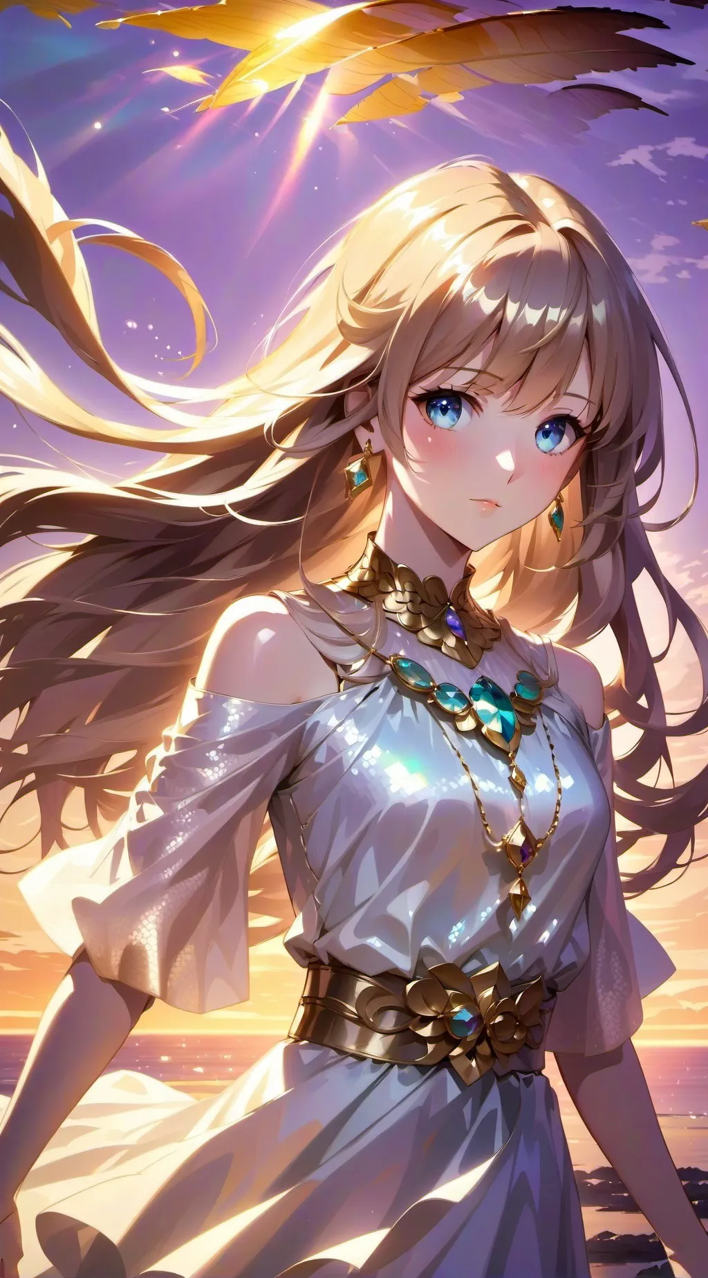 ai character: Lumina background