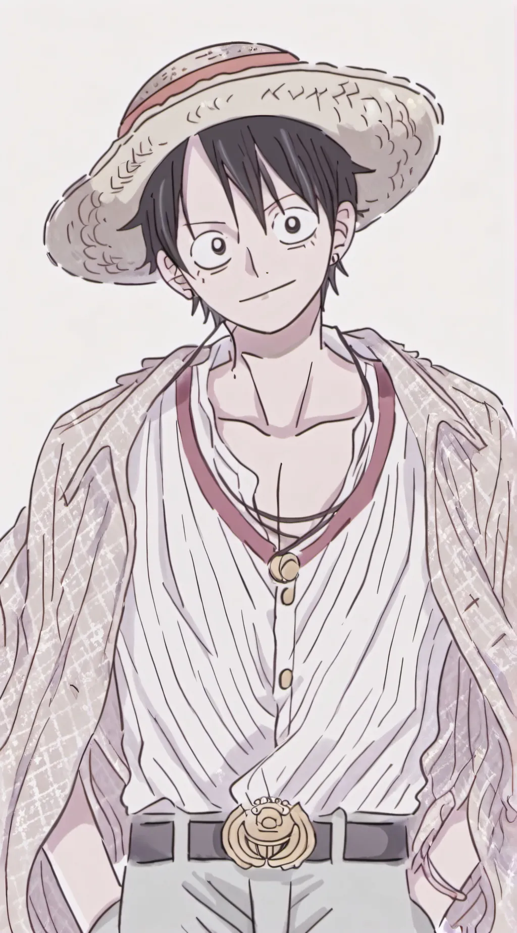 ai character: luffy background