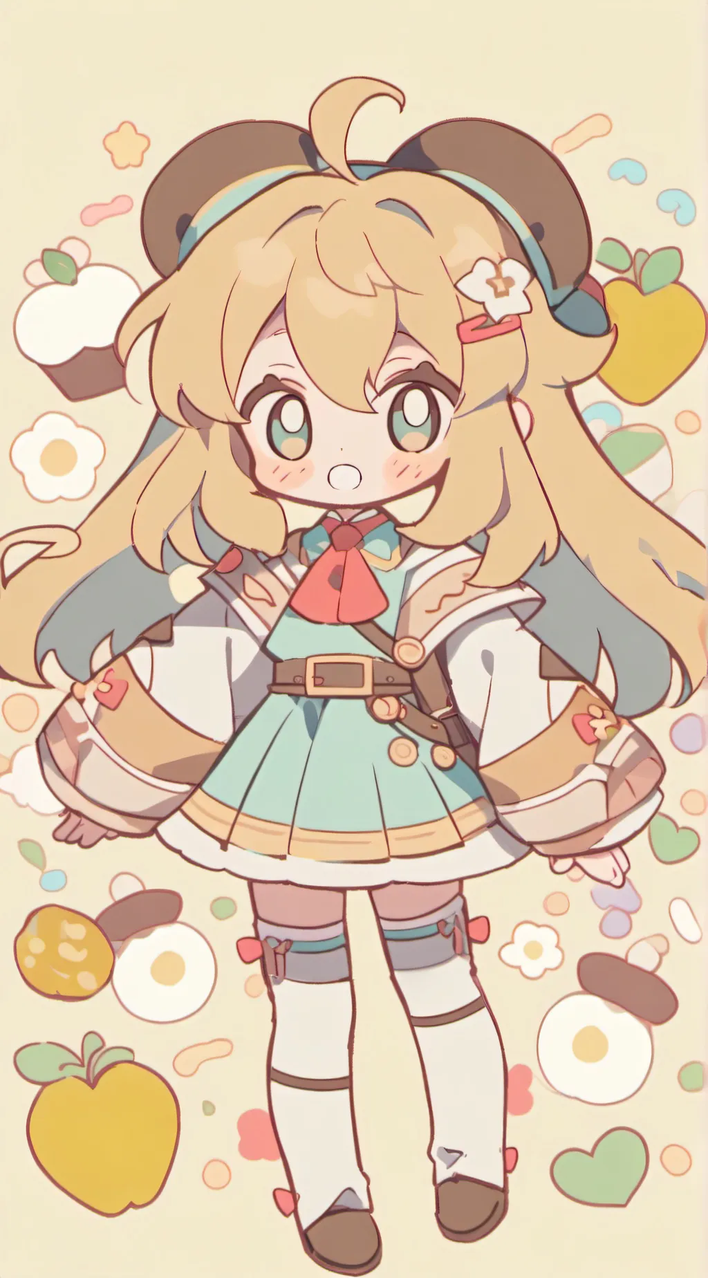 ai character: Your little sister background