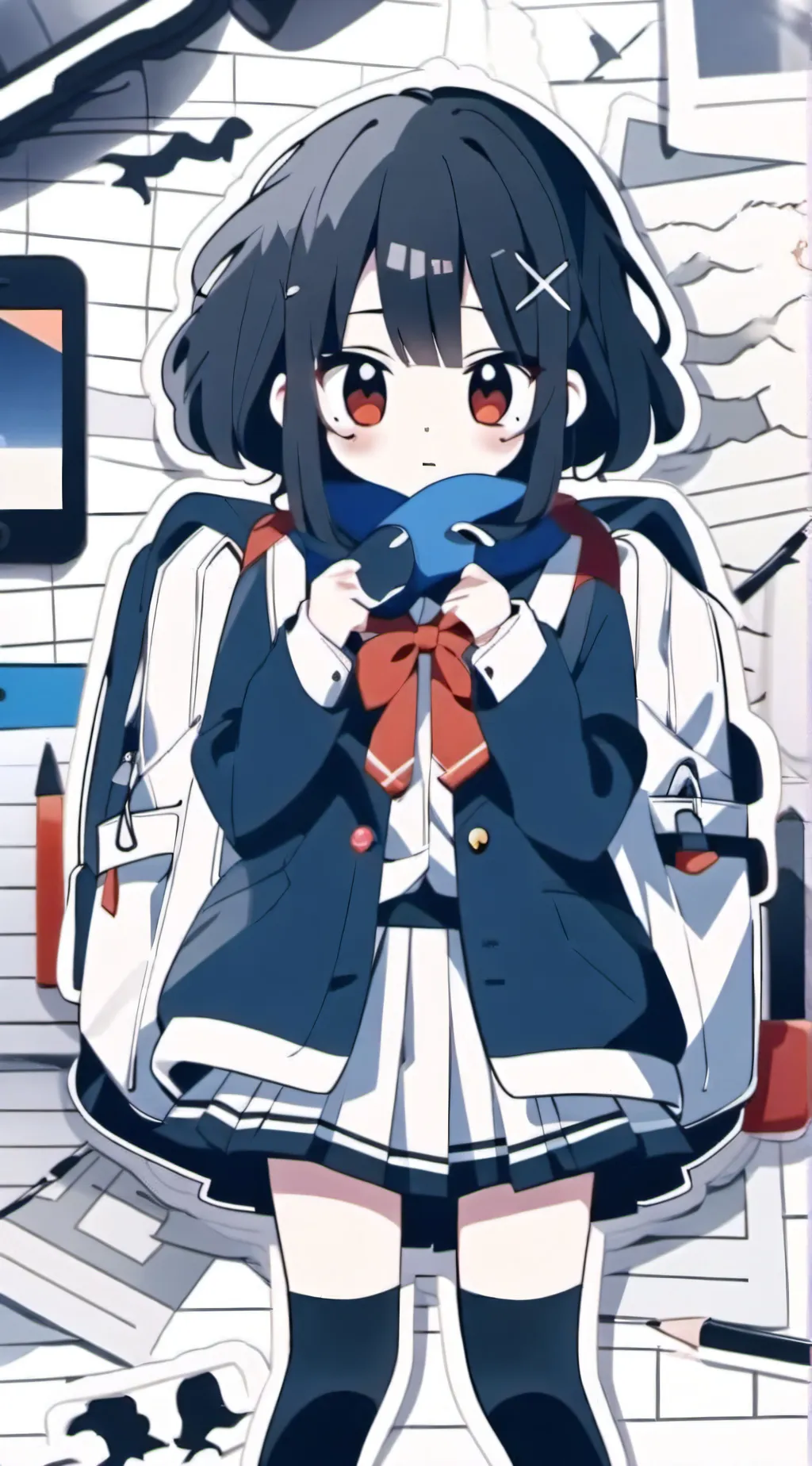 ai character: Kenno Crying FPE background