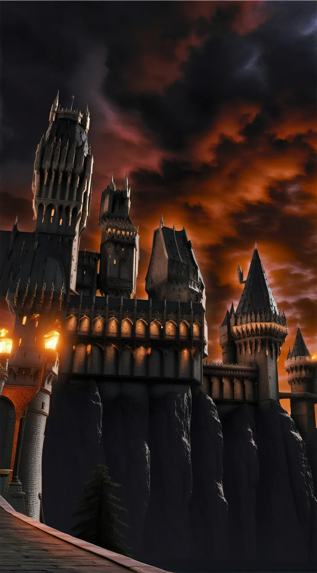 ai character: HearMeOut-Hogwarts background