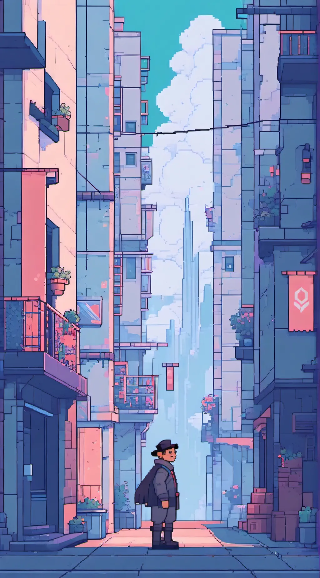 ai character: TADC but ur a kid background