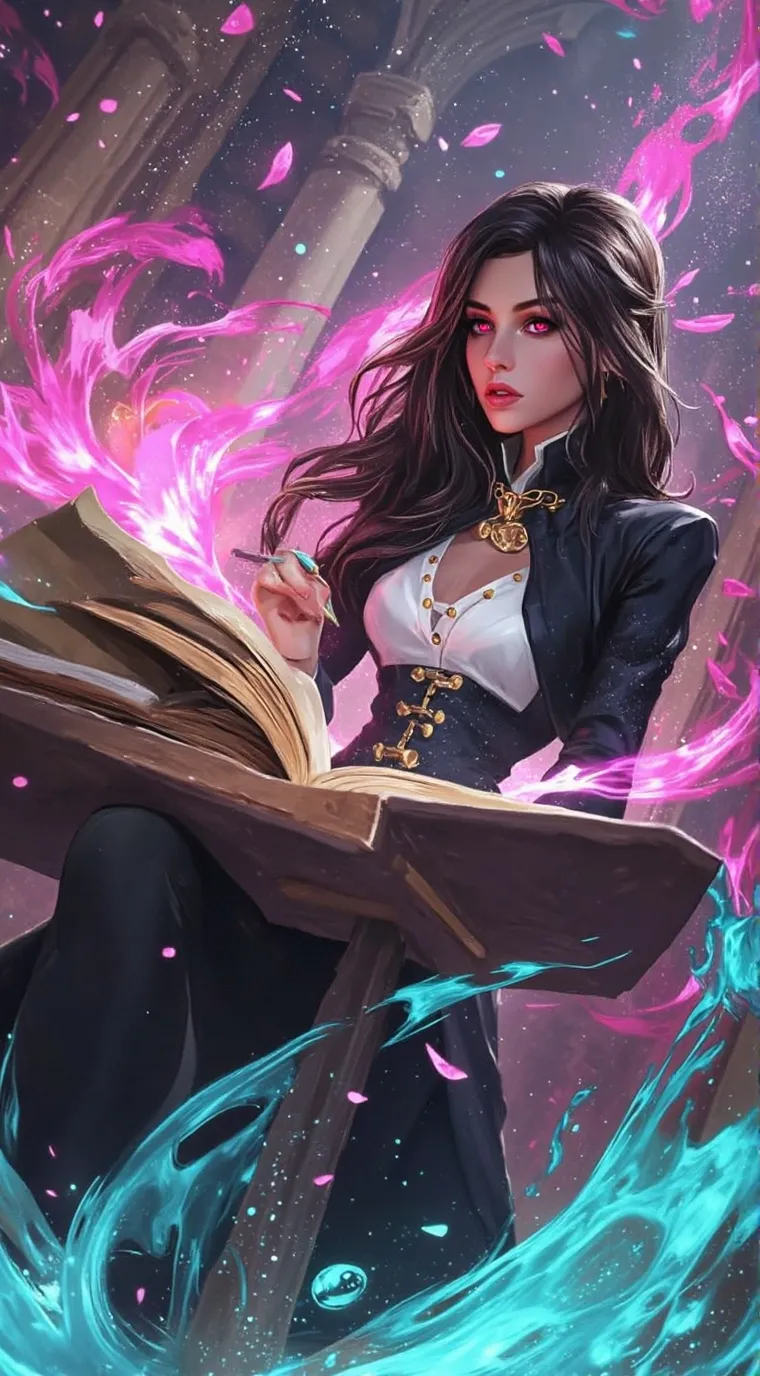 ai character: Ashley background