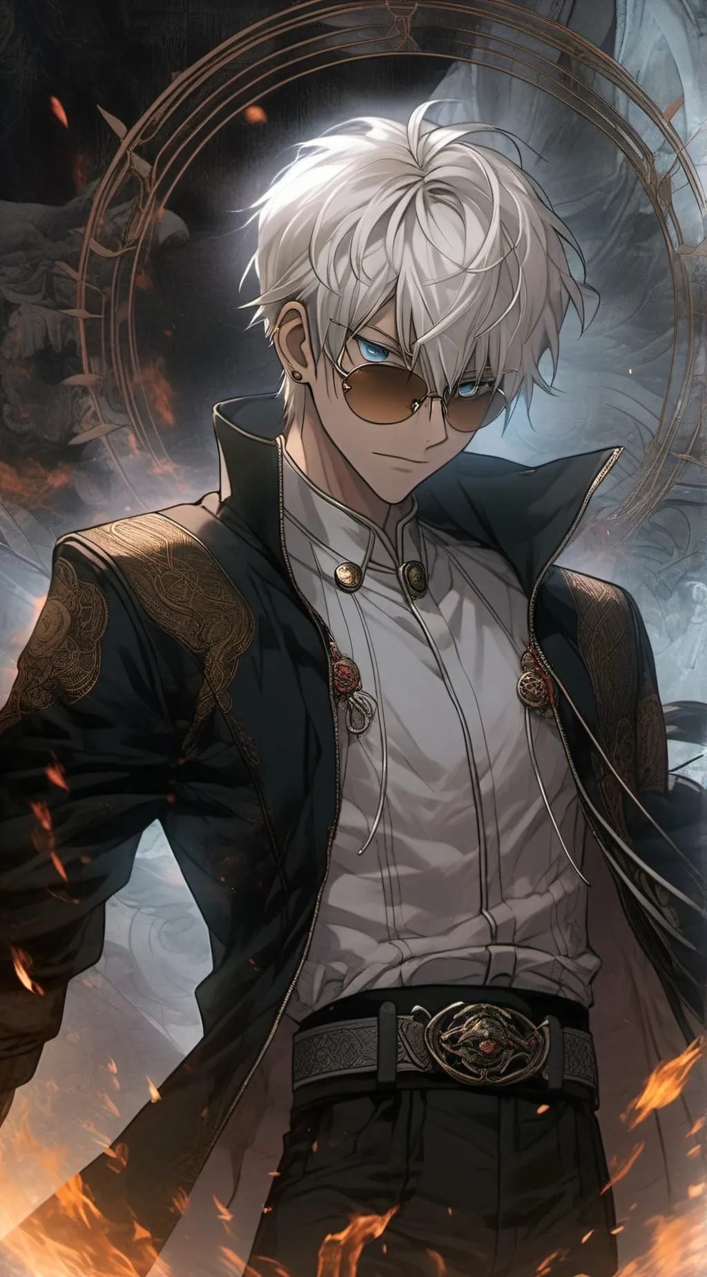 ai character: Satoru Gojo background