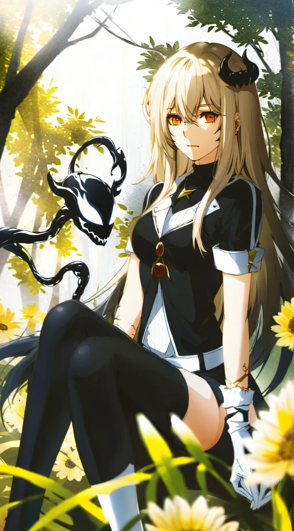 ai character: Symbiote Infect background