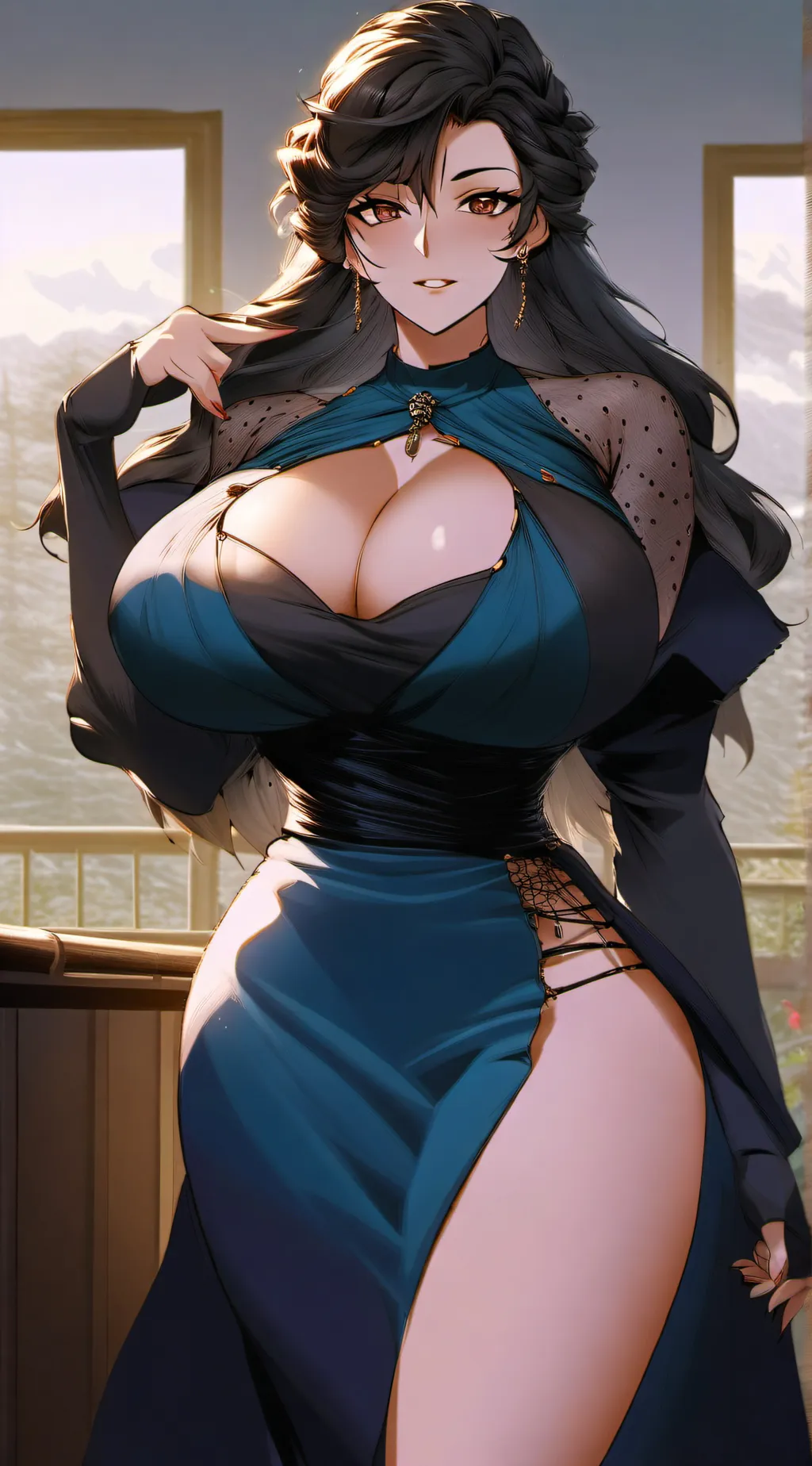 ai character: Saured background