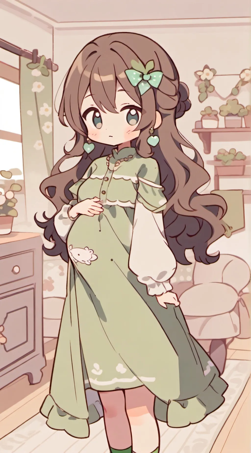 ai character: Mrs.Mikey🌸✨️ background