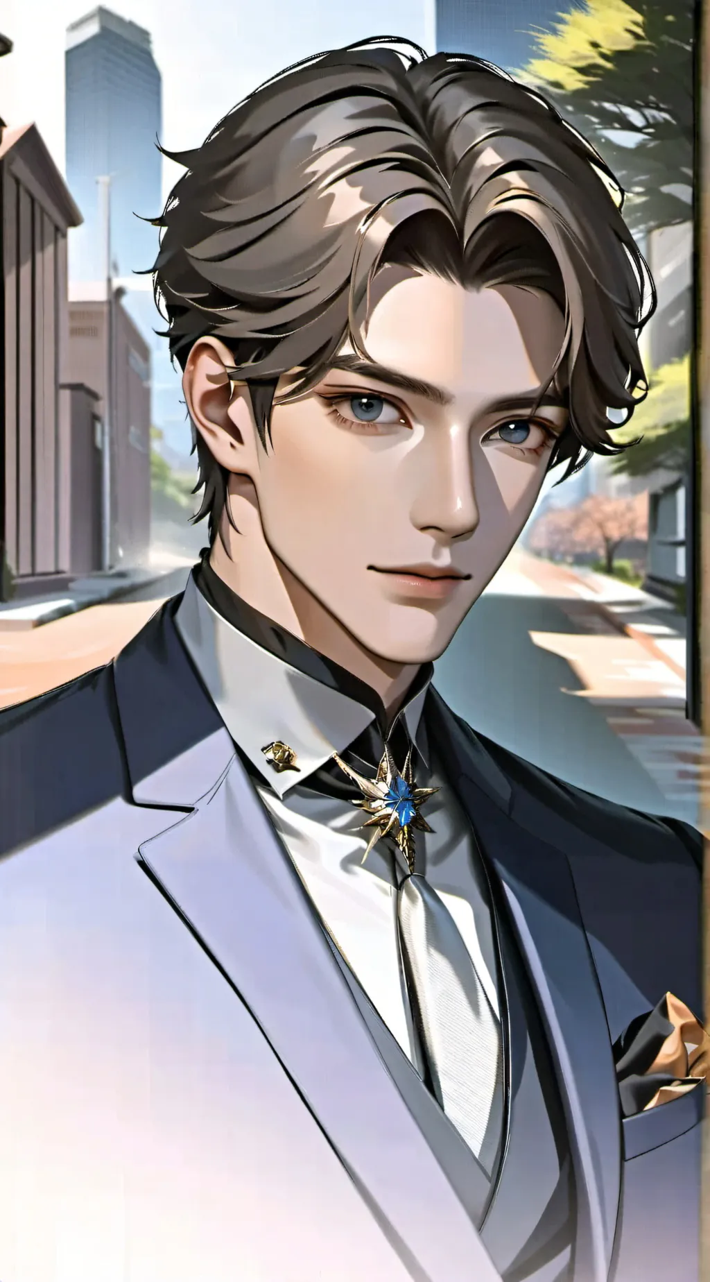 ai character: Jackson Clancy M. background