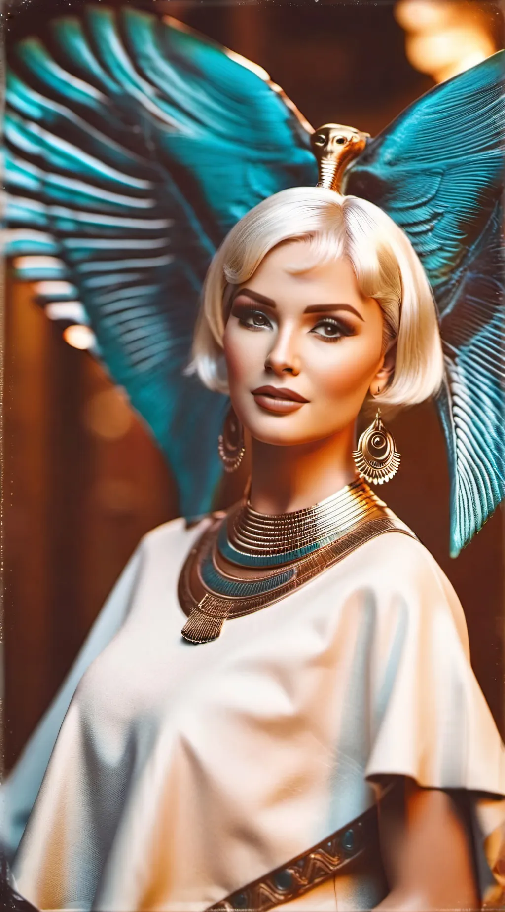 ai character: Egyptian Kate background