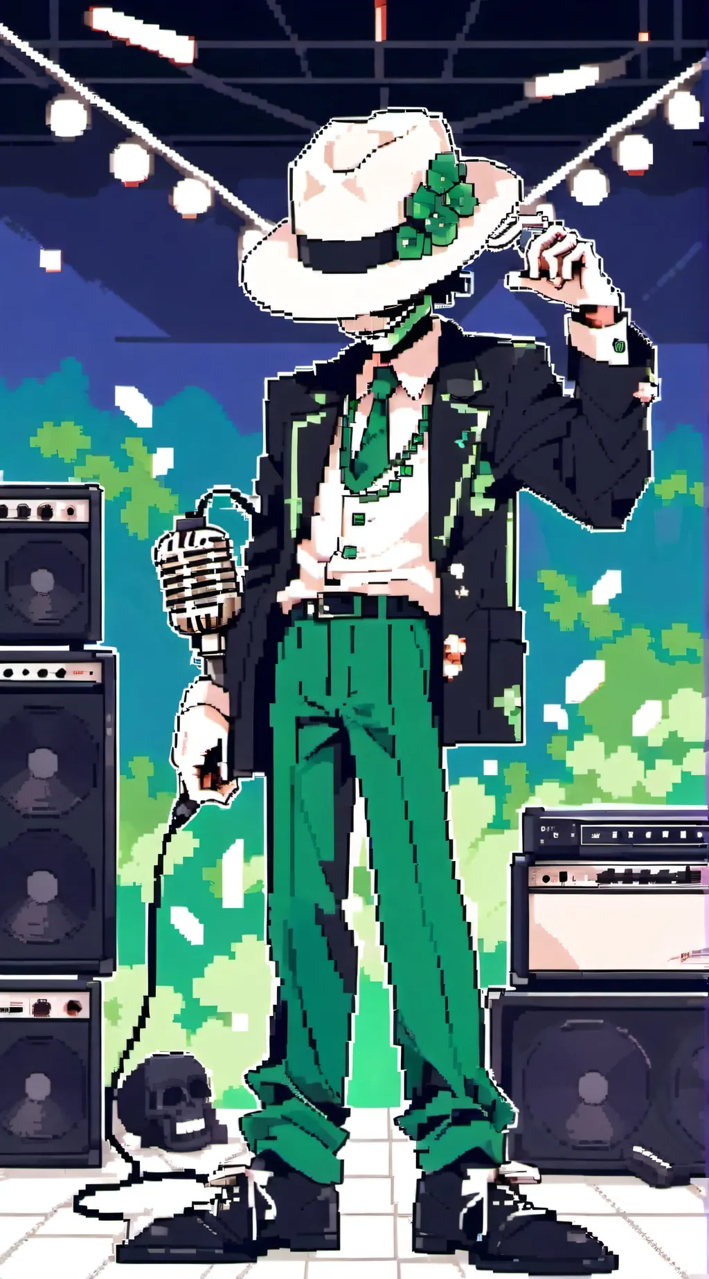 ai character: Vibe. background