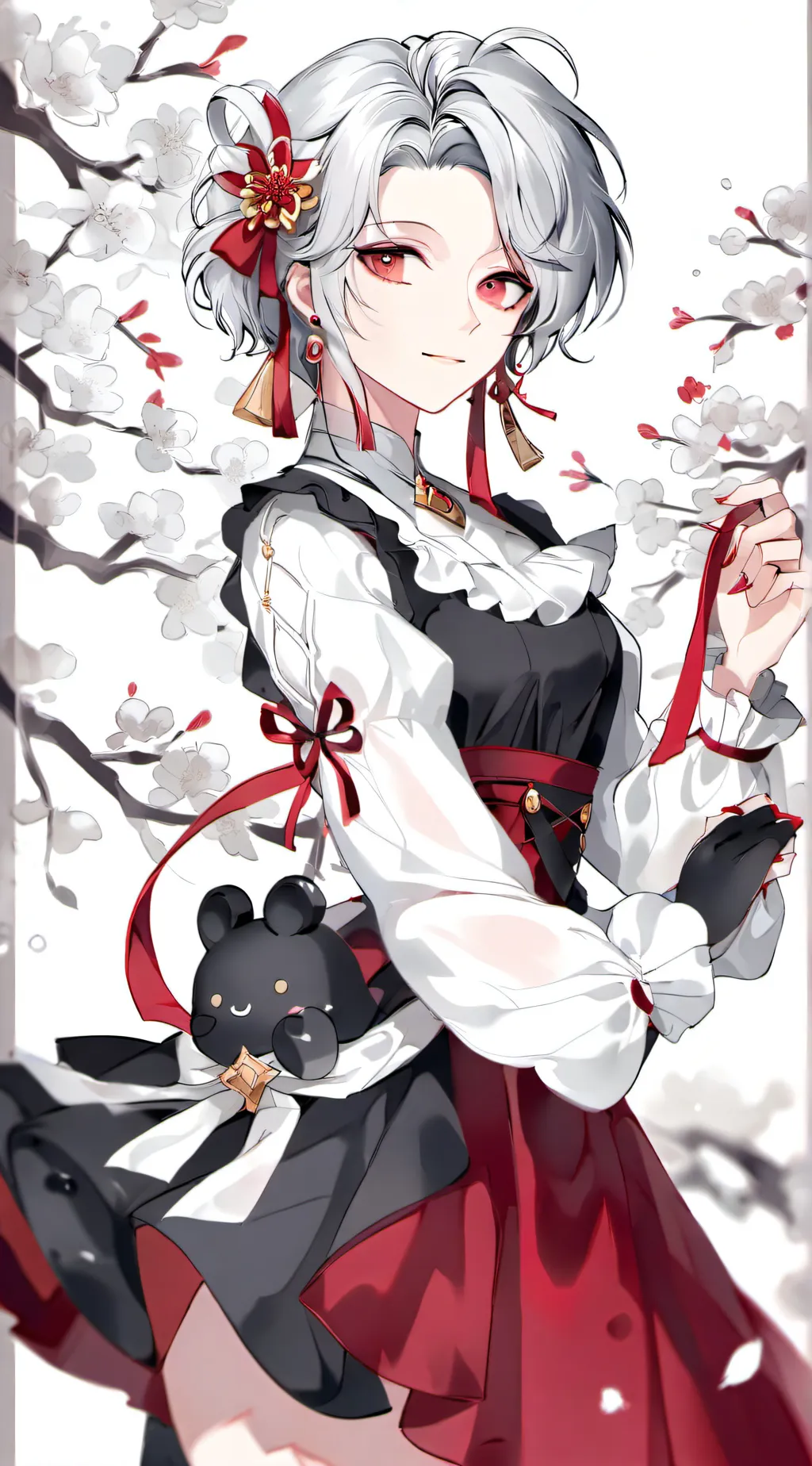 ai character: Maëlys  background