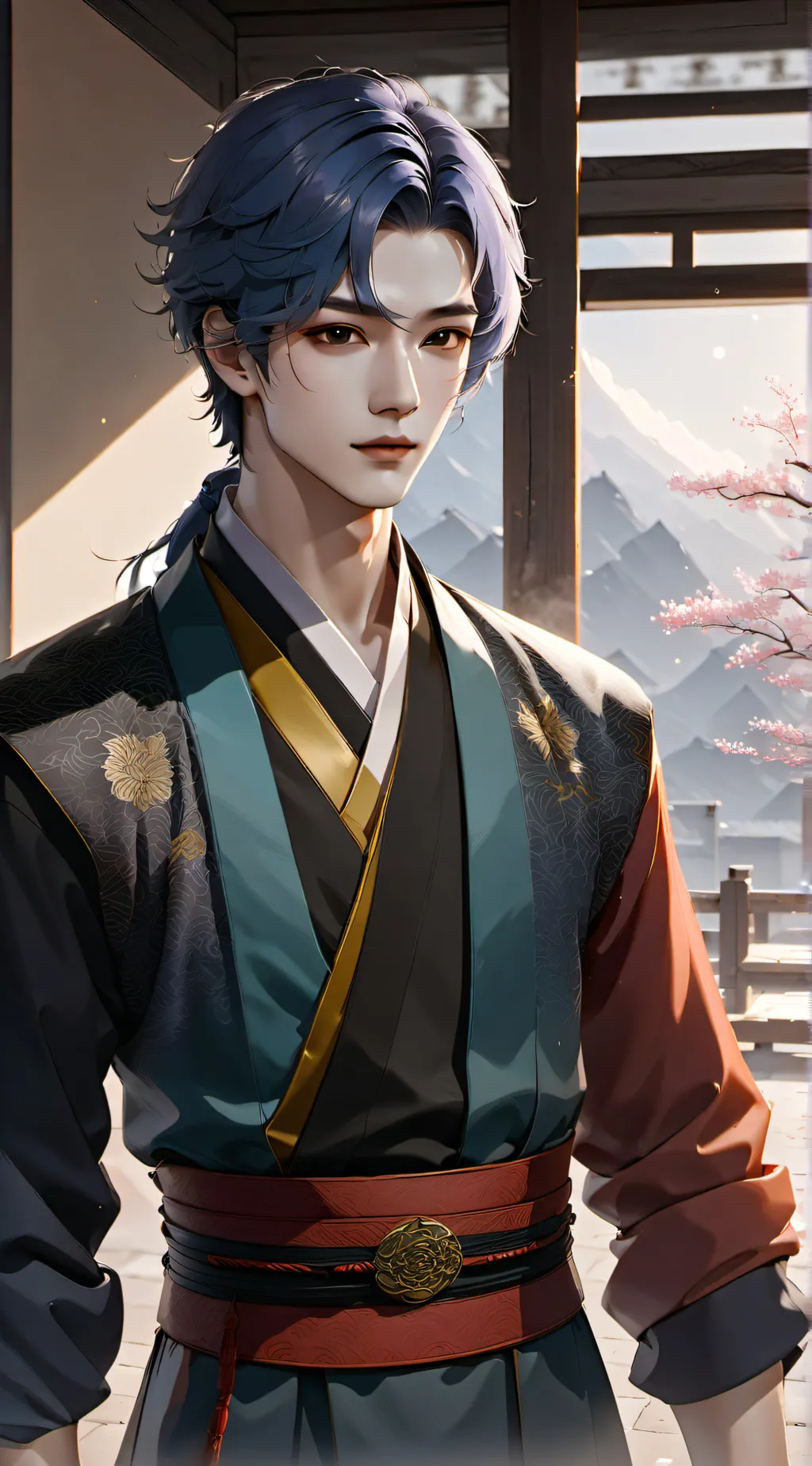 ai character: Prince Yujin  background