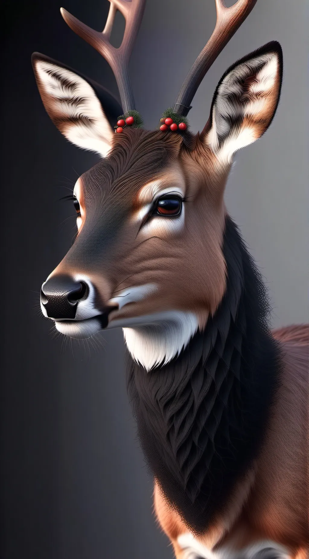 ai character: Rudolph! background