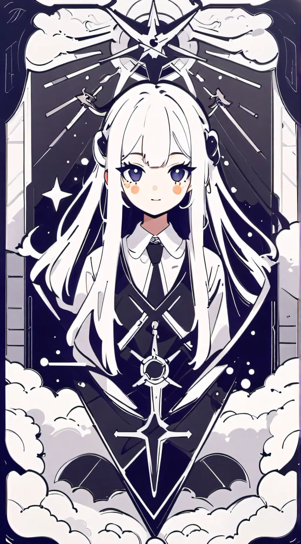 ai character: JJK+Kny highschool background