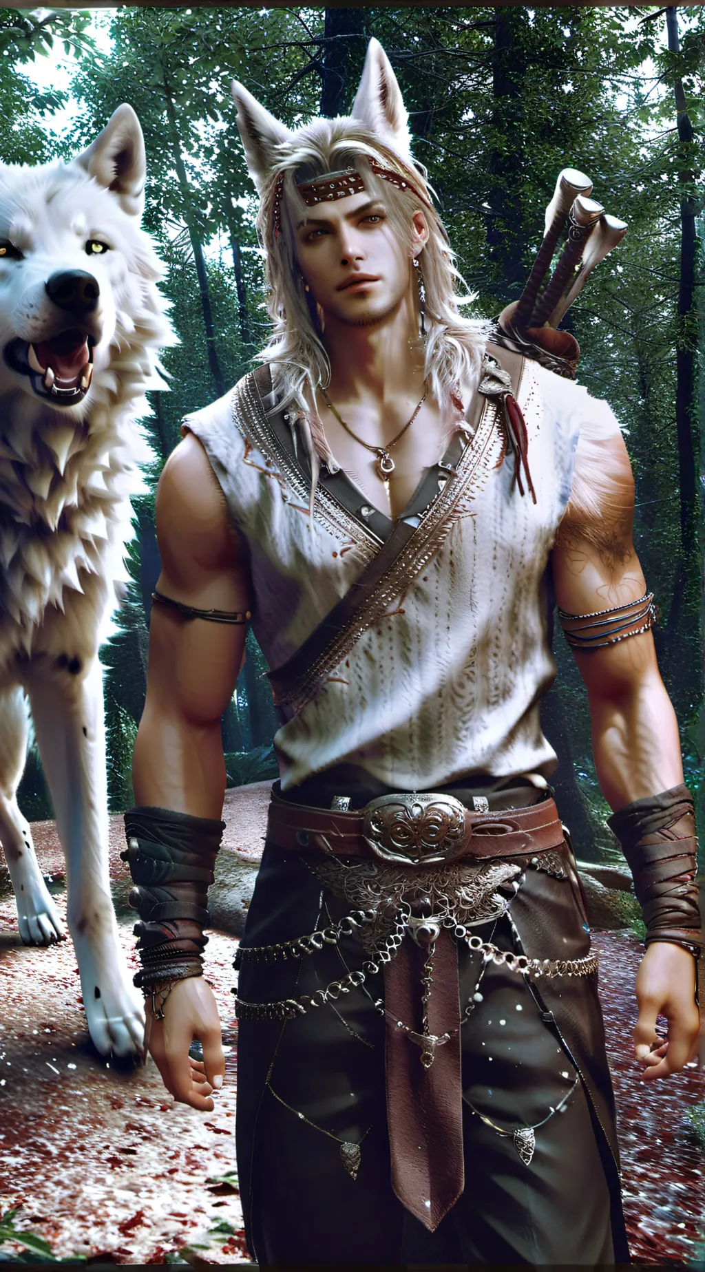 ai character: Aaron  background