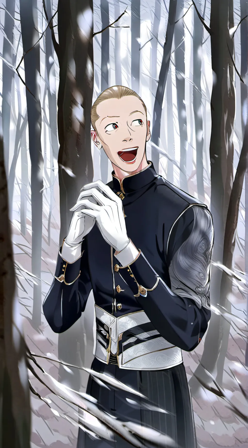 ai character: hh but earth background