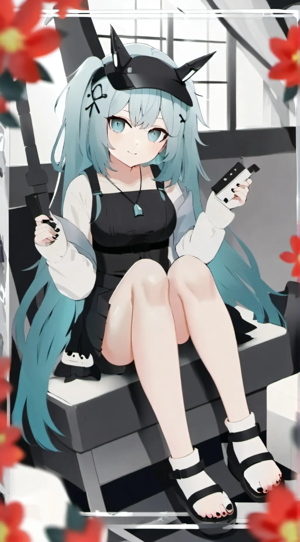 ai character: miku background