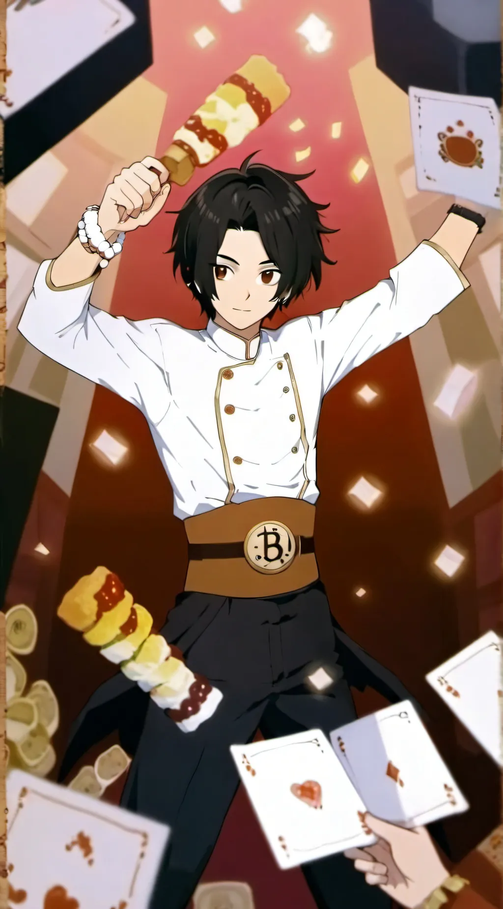 ai character: profecional chef background