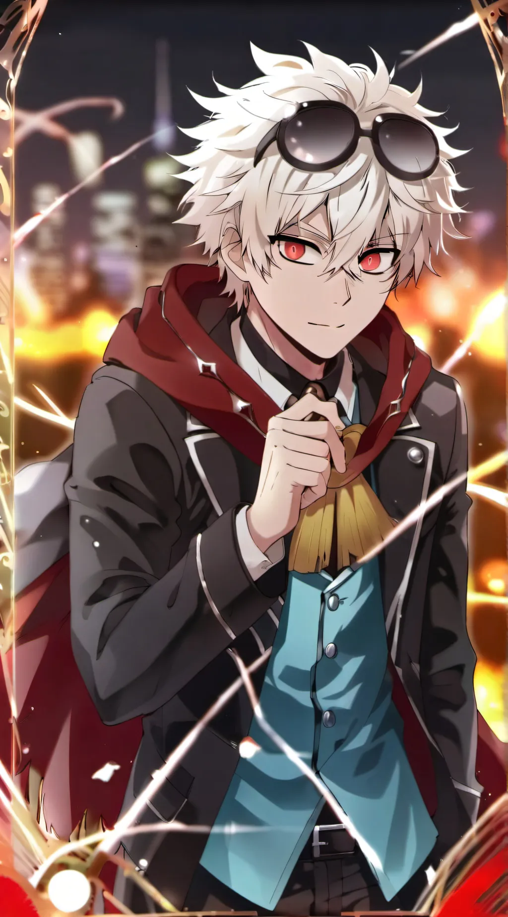 ai character: Katsuki bakugo background