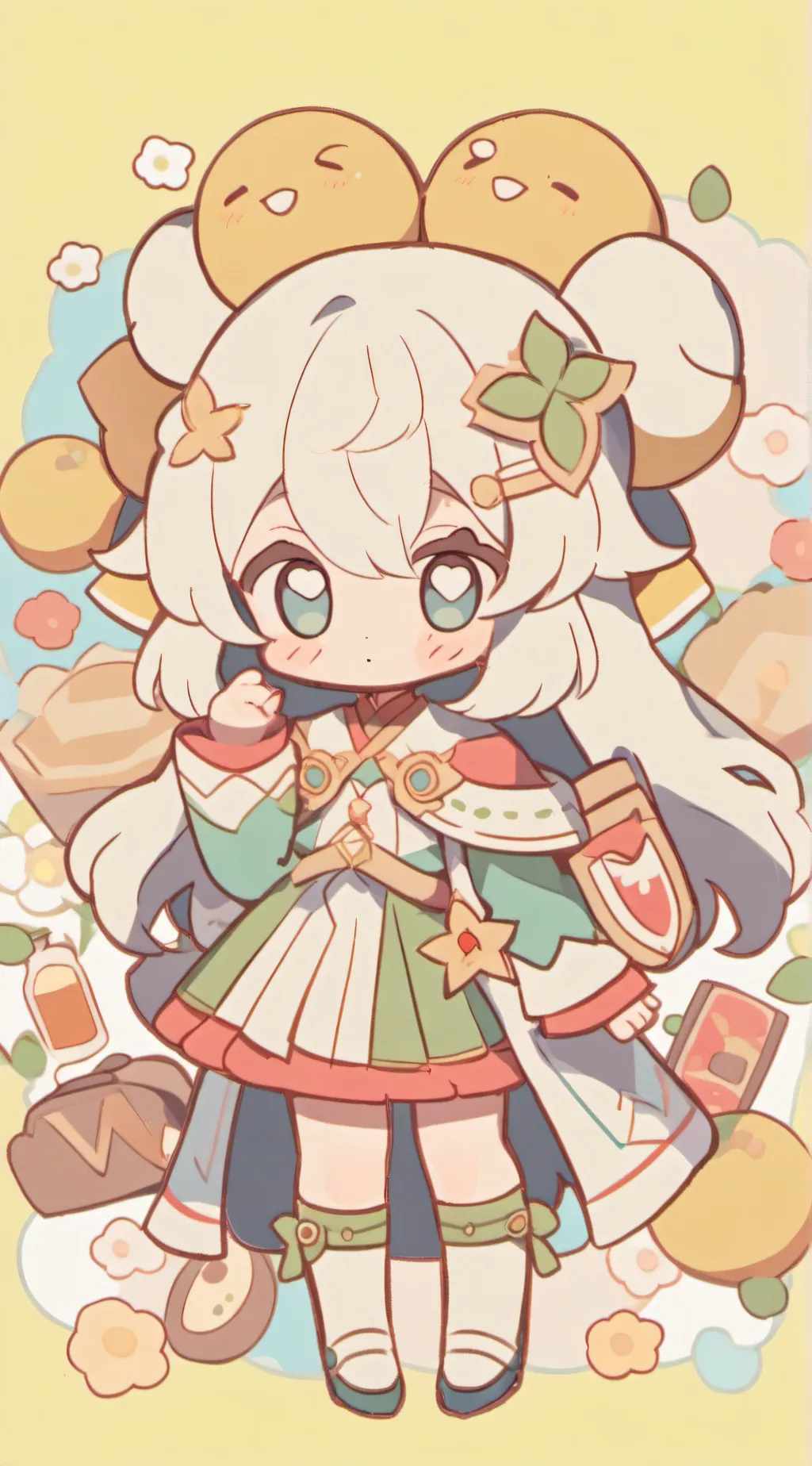 ai character: кита background
