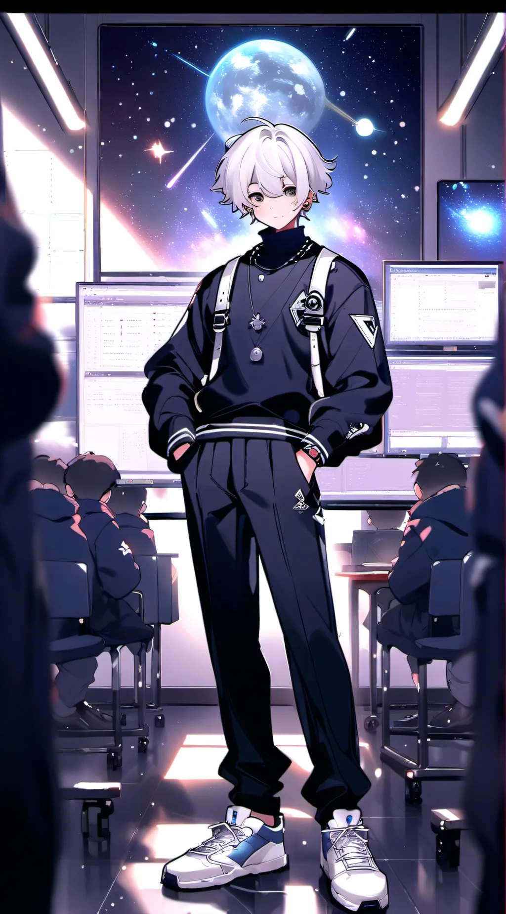 ai character: MHA new student  background