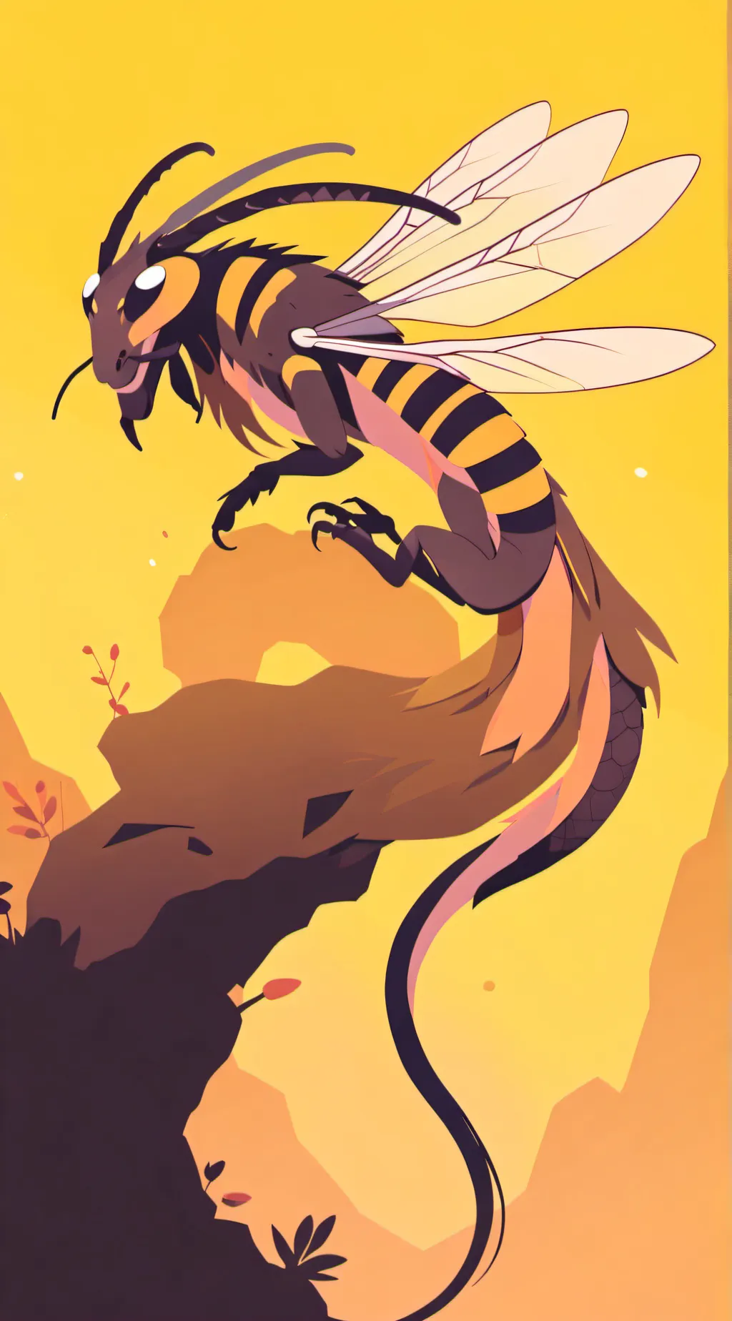 ai character: Beehive background