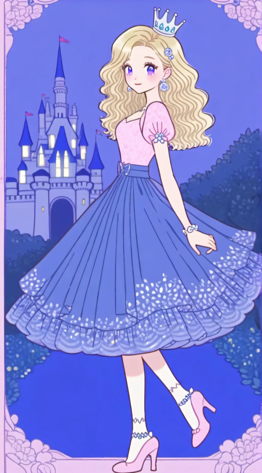 ai character: Princess Lillifee background