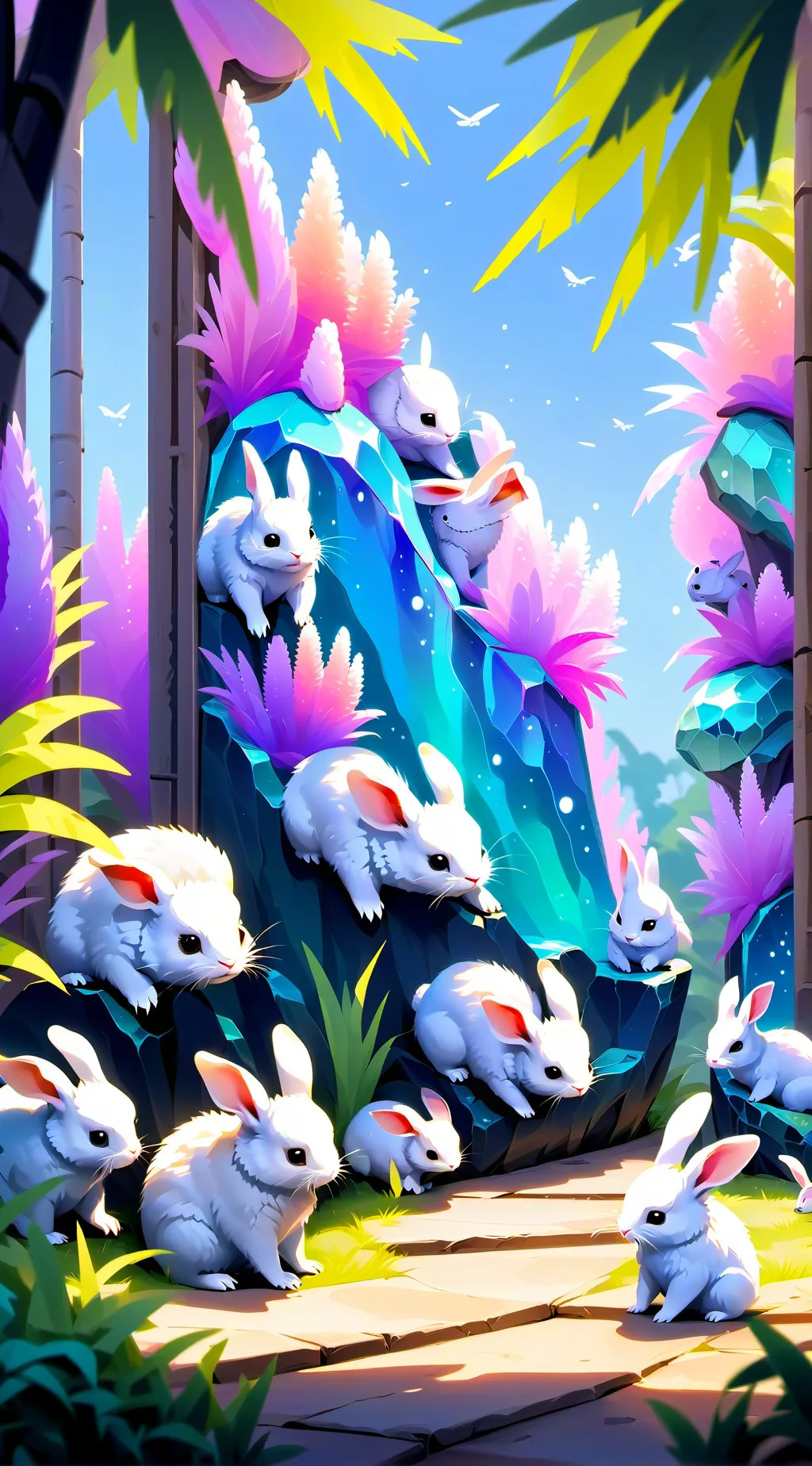 ai character: Vanilbean  background