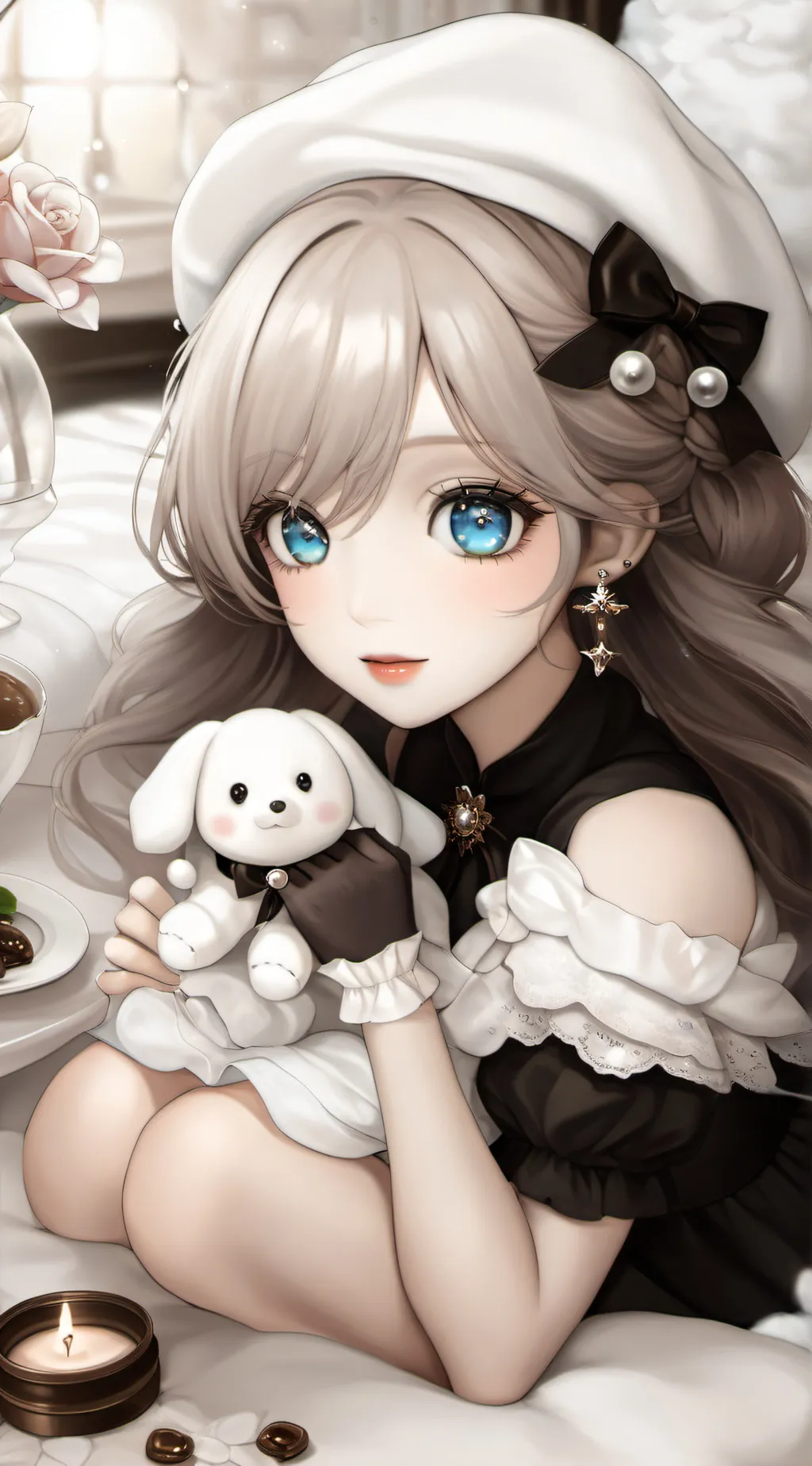 ai character: amelia  background