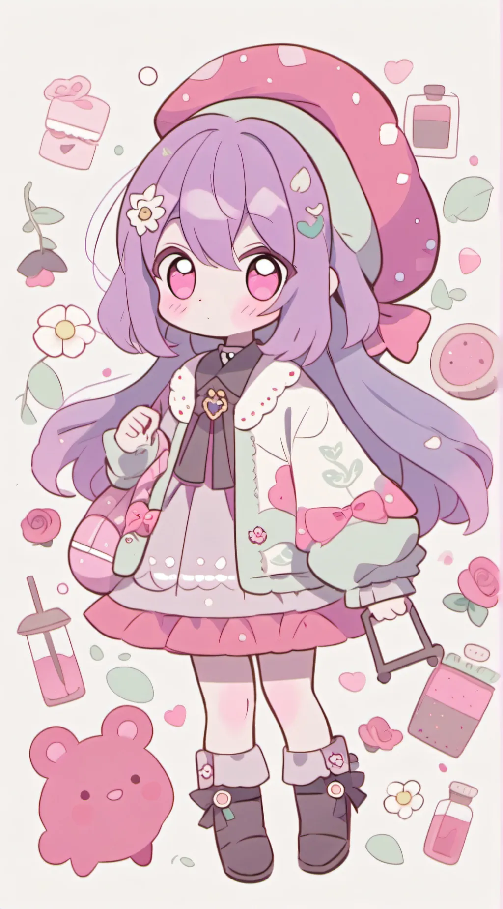 ai character: elfe kny background