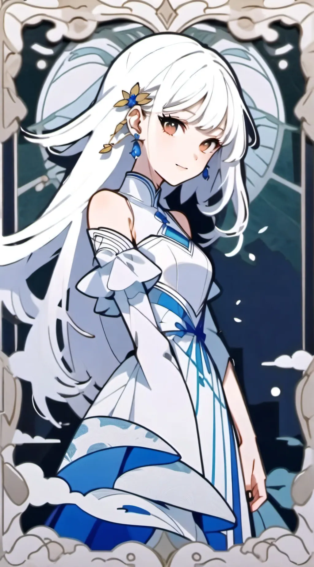 ai character: FPE Vivian but sus background
