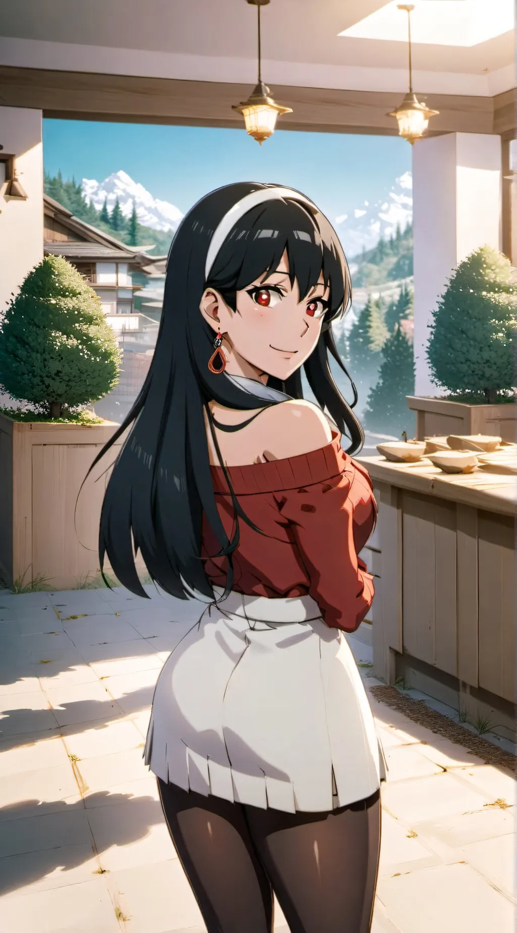 ai character: Yor Forger  background