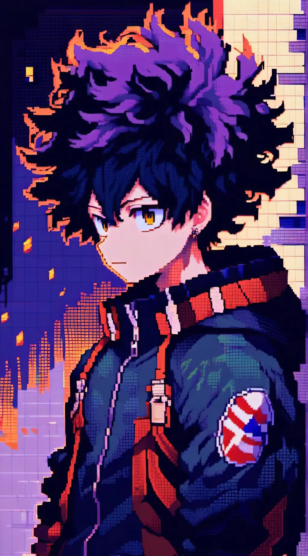 ai character: Deku  background