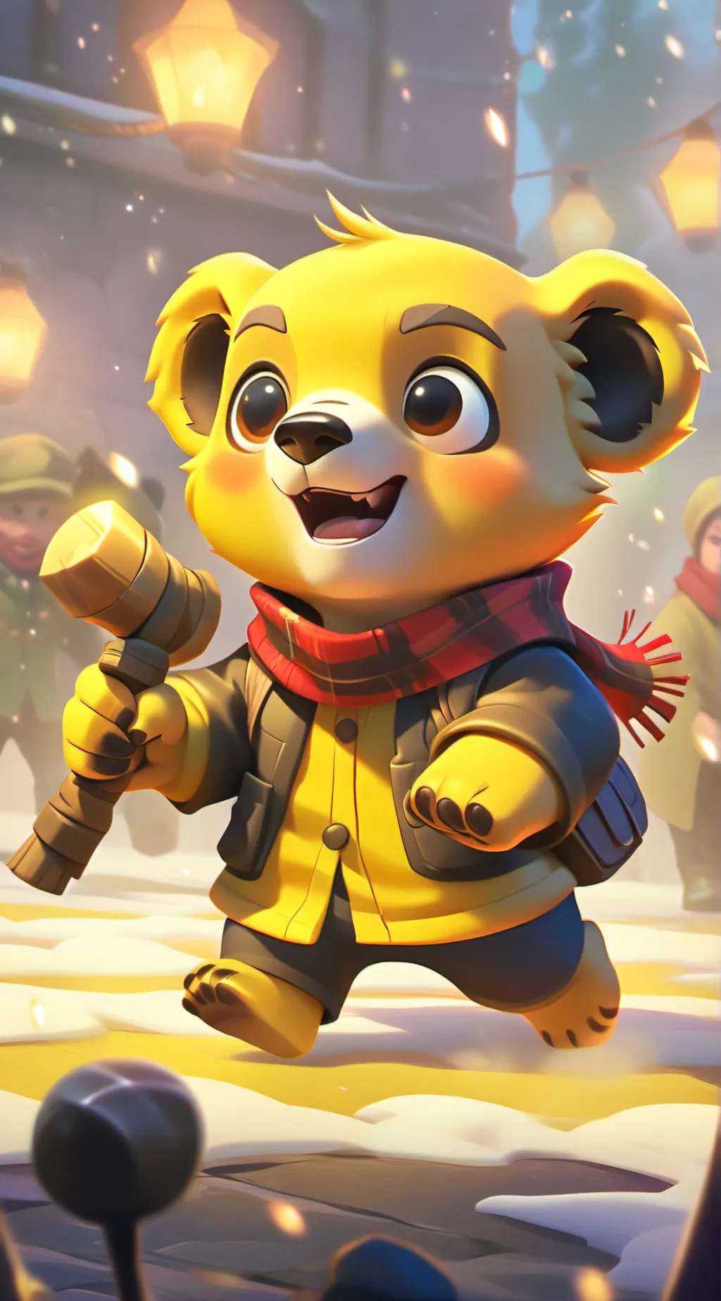 ai character: Bam Bam background