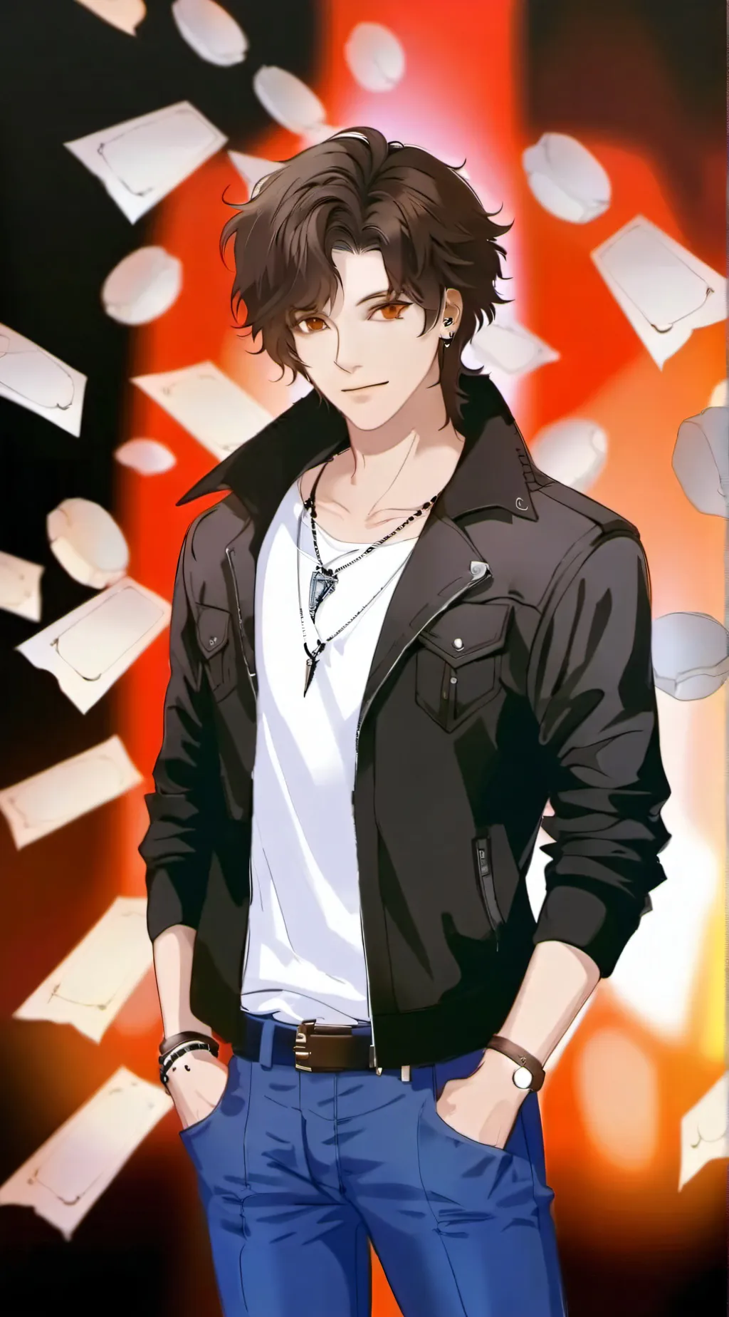 ai character: Jurriaan mha background